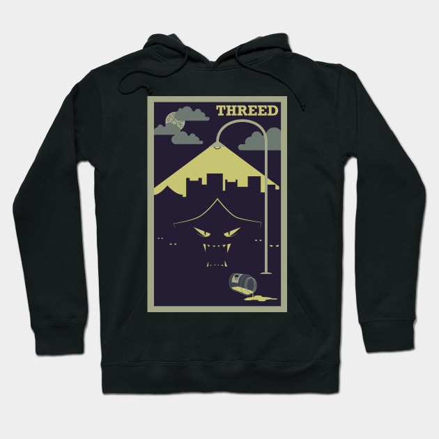 Threed Poster, Earthbound Hoodie by nickfolz